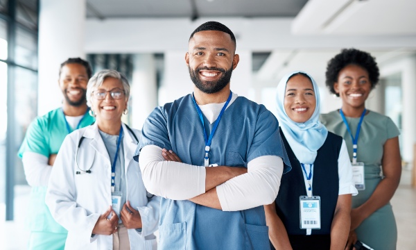 Various healthcare professionals
